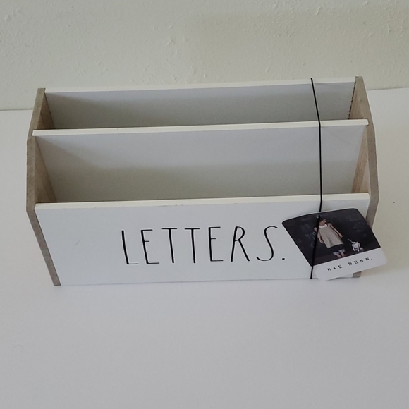 🆕️  RAE DUNN Wooden “LETTERS” Letter Organizer - Picture 2 of 9